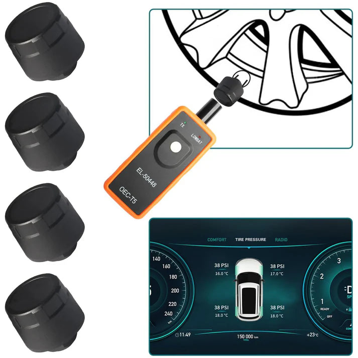 TPMS Sensor Set for GM – Gen 2 External Sensors
