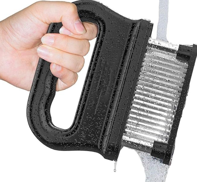 48-Blade Meat Tenderizer : Stainless Steel + Safety Guard