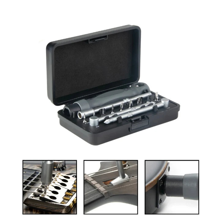 Guitar Tech Tool Kit – 18-Piece Screwdriver, Hex Wrench