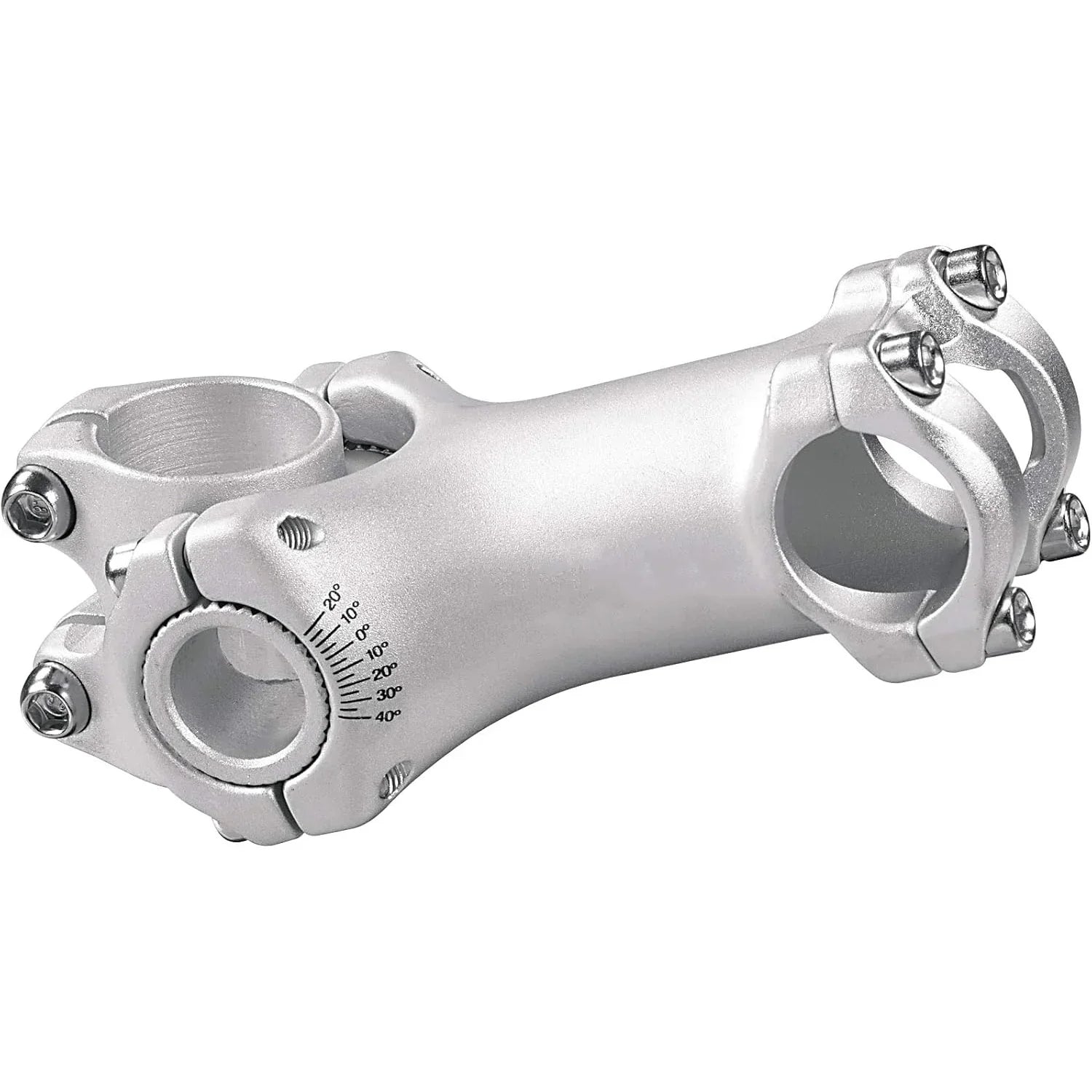 Silver Aluminum Alloy Handlebar Stem – 28.6mm | 100mm Forward Reach