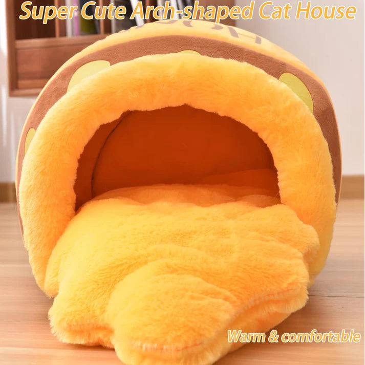 Honey Jar Cat Cave Bed