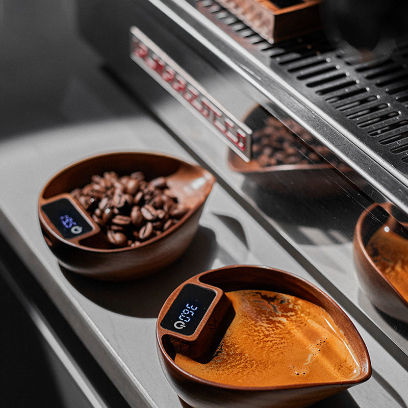 Walnut Coffee Bean Scale Tray