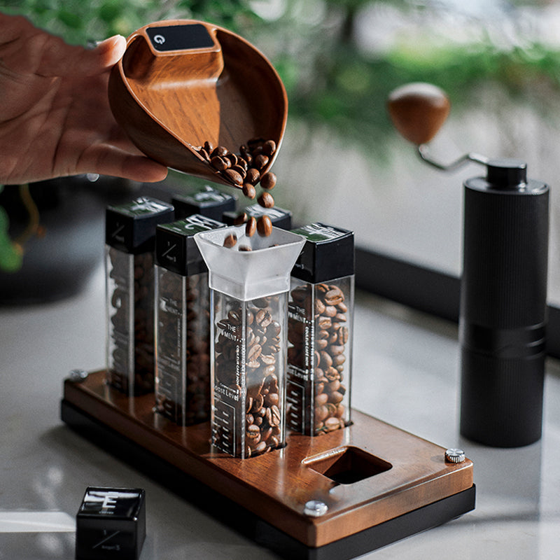 Walnut Coffee Bean Scale Tray