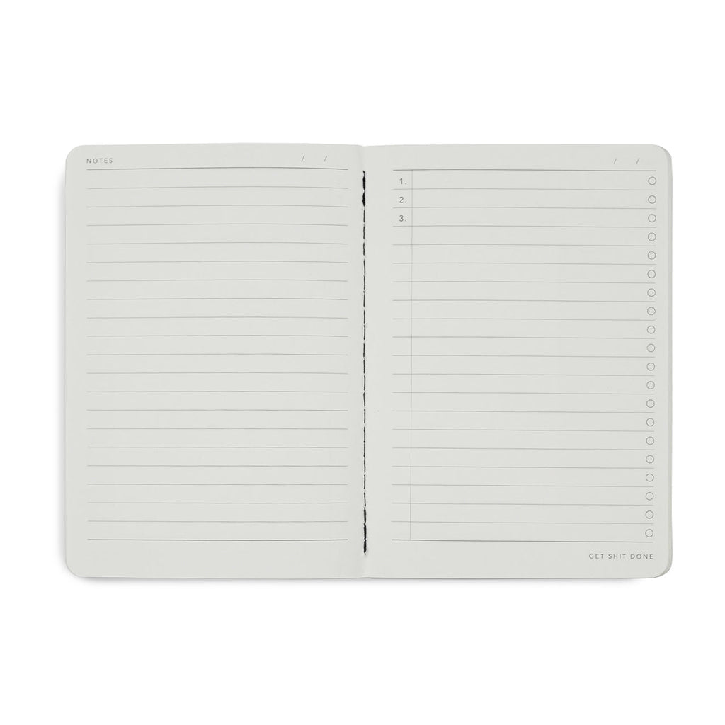 Get Shit Done Minimal Notebook A5