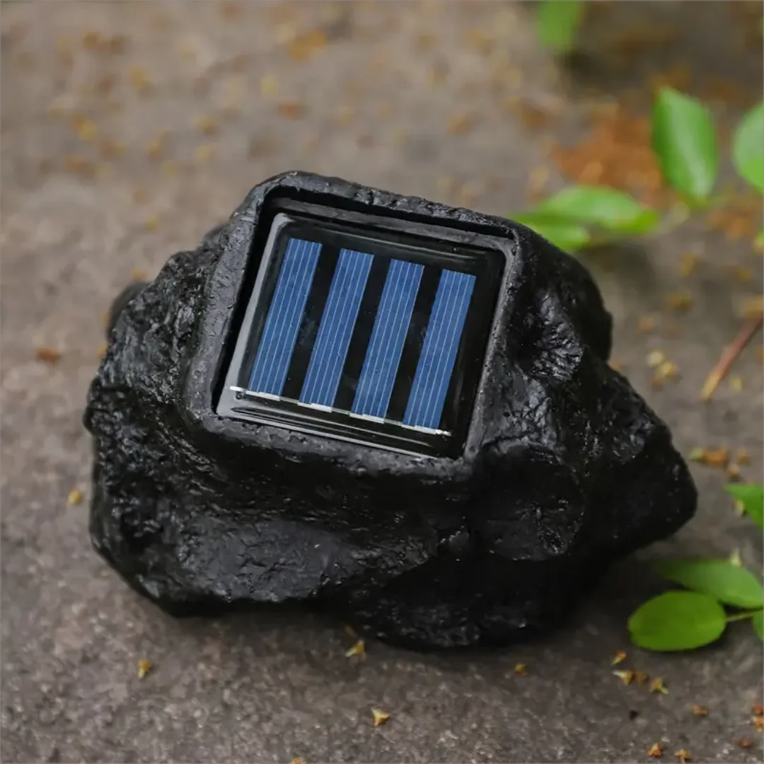 Waterproof Solar Rock Spotlight for Outdoor Garden