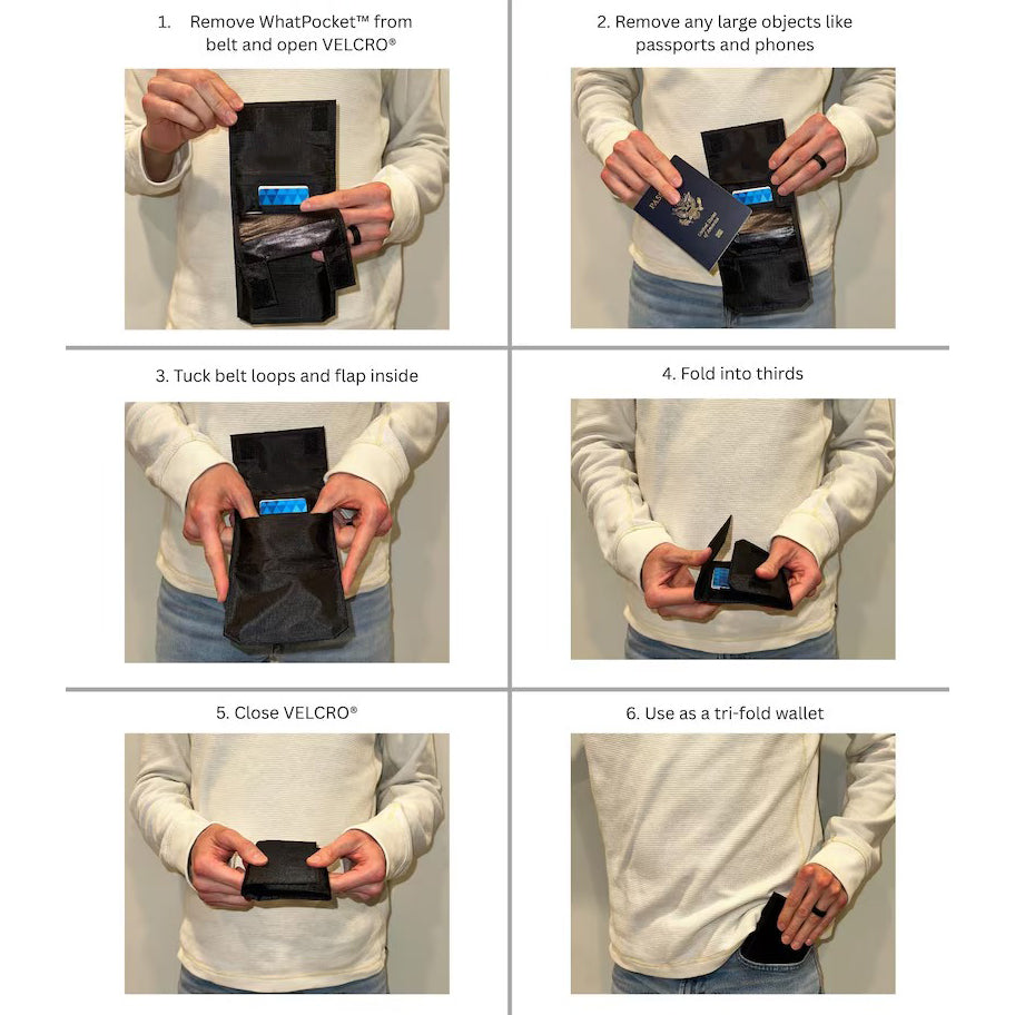 Hybrid Travel Wallet – Hidden Money Belt and Anti-Theft Passport Holder