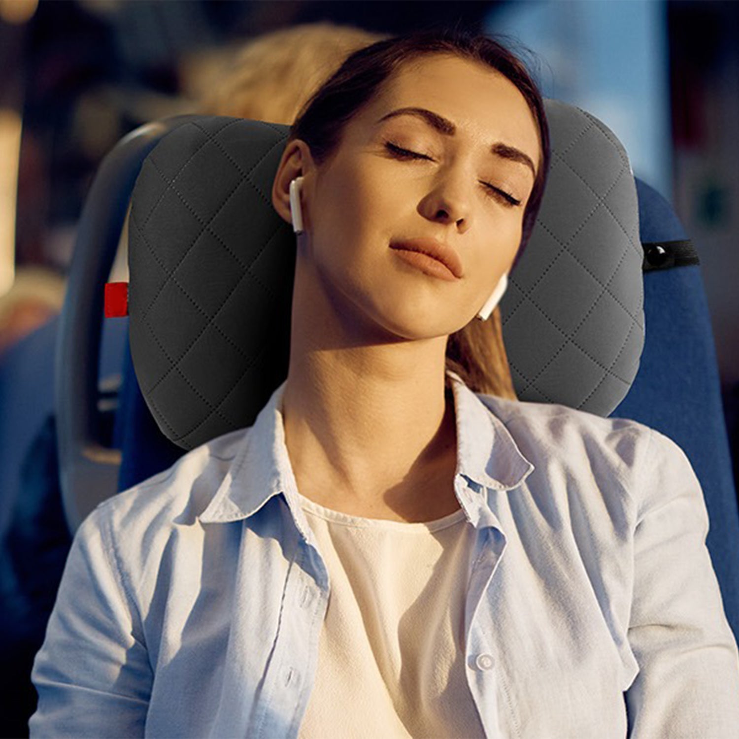 Ultralight Inflatable Pillow with Removable Cover