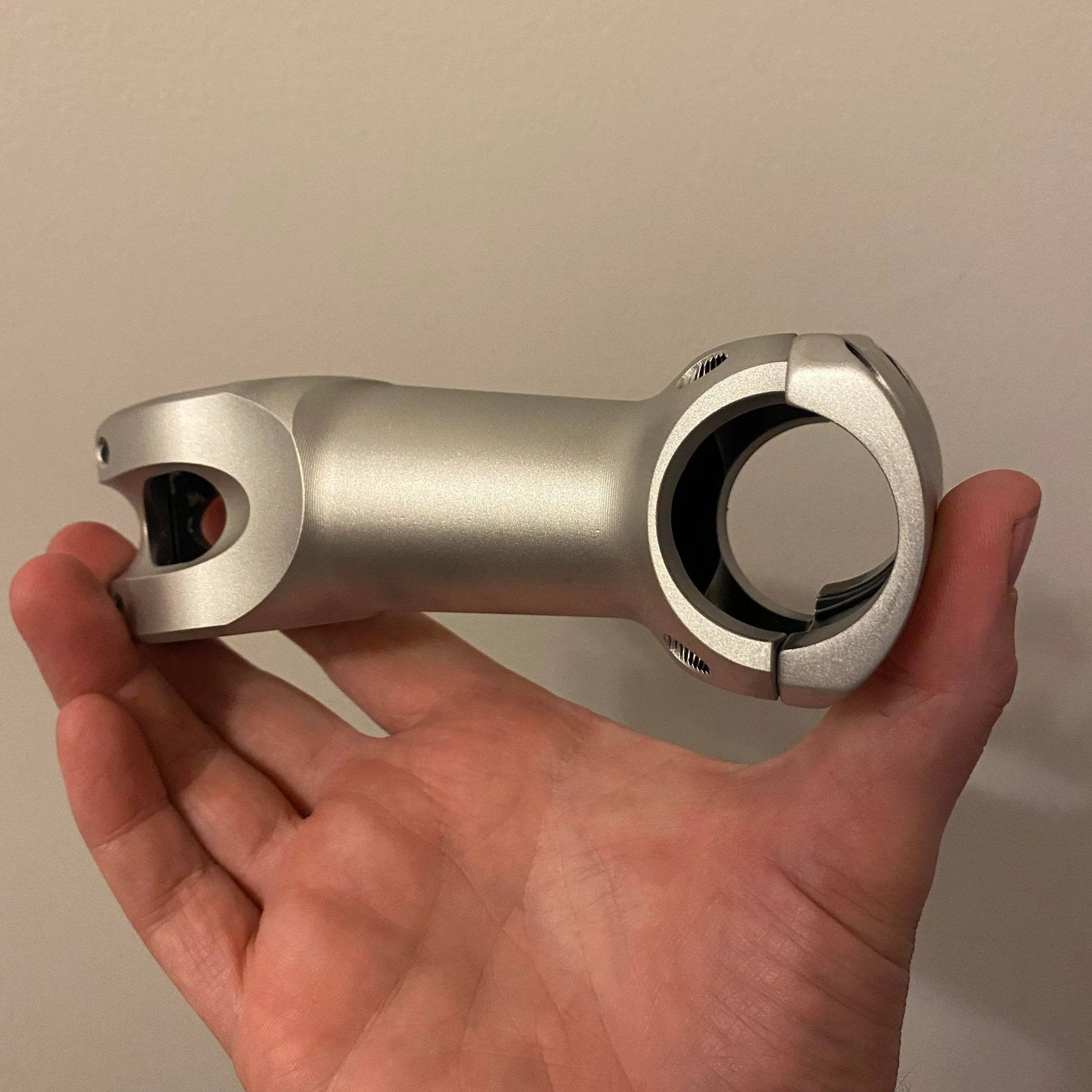 Silver Aluminum Alloy Handlebar Stem – 28.6mm | 100mm Forward Reach